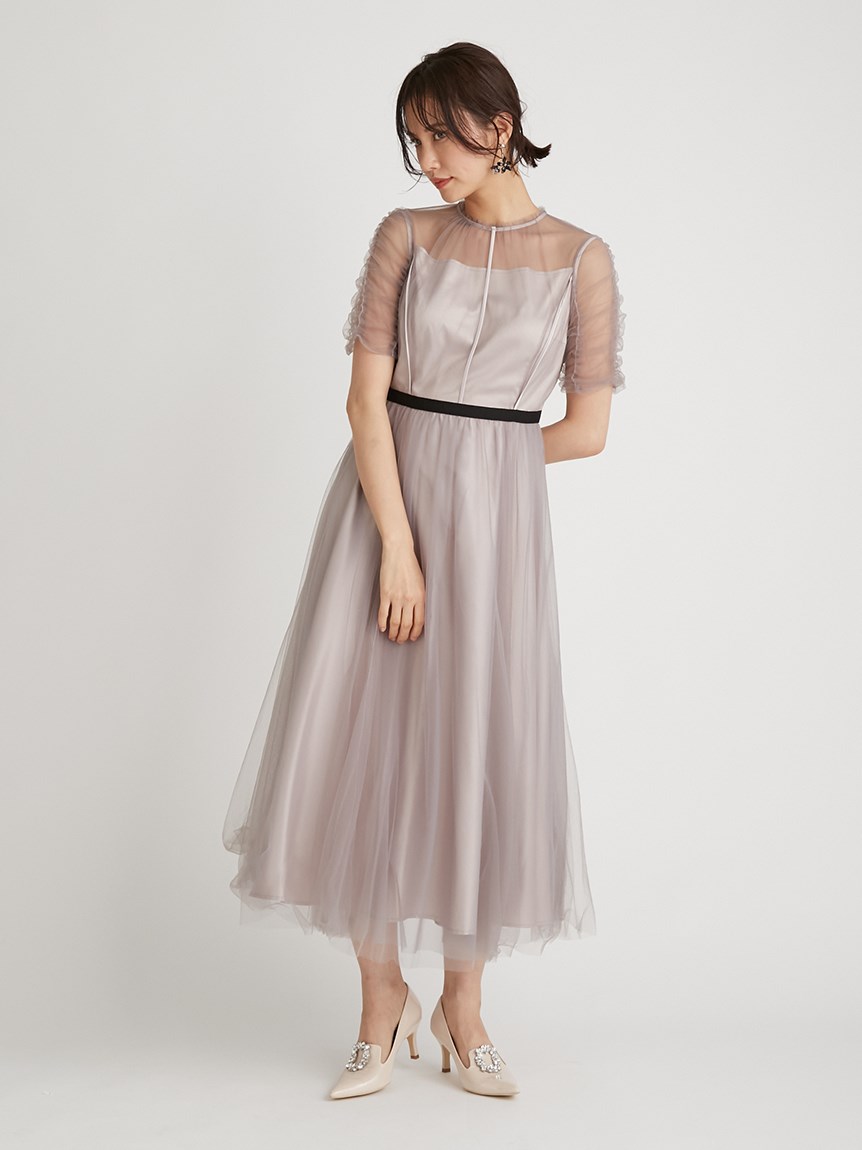 チュールギャザーワンピース オケージョンドレス Dress ドレス Celford セルフォード の通販サイト 公式