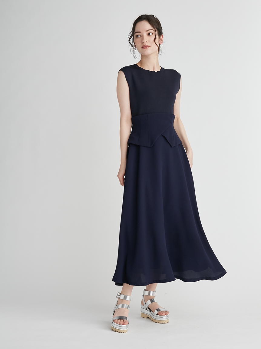 ニットドッキングワンピース(デイリーワンピース)｜DRESS（ドレス 