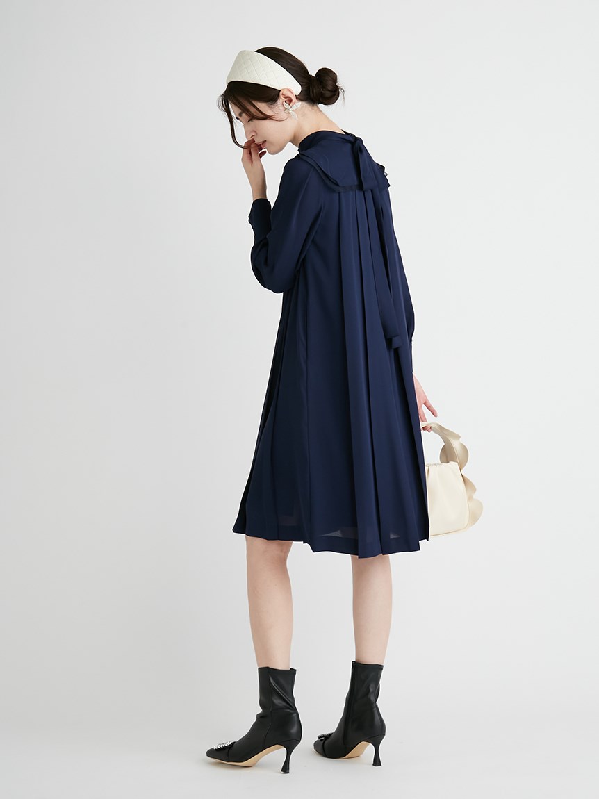 HANAE MORI×CELFORDコラボ】 ヨークデザインプリーツワンピース ...