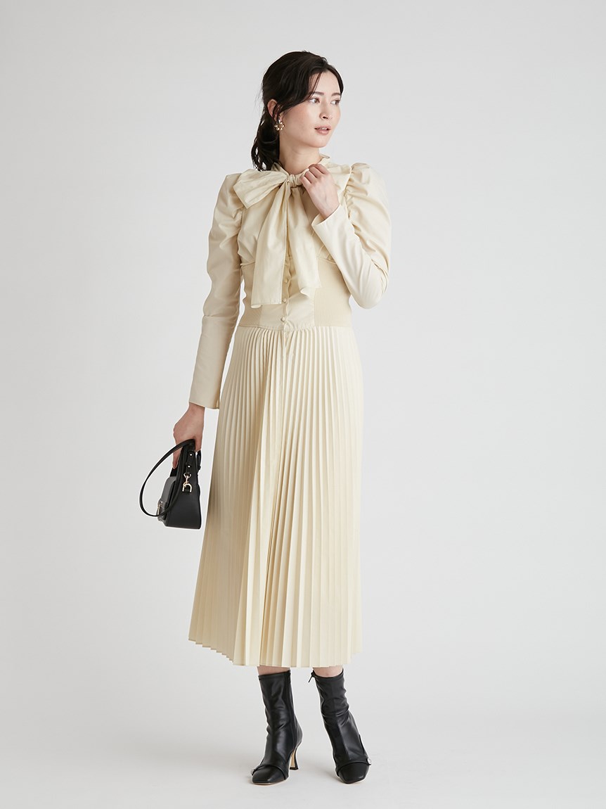 コルセットリブプリーツワンピース デイリーワンピース Dress ドレス Celford セルフォード の通販サイト 公式