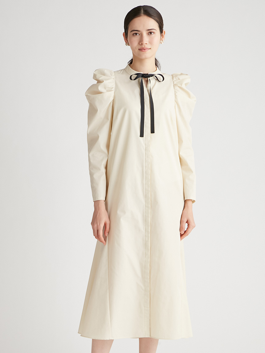 Ａラインボウタイワンピース(デイリーワンピース)｜DRESS（ドレス 