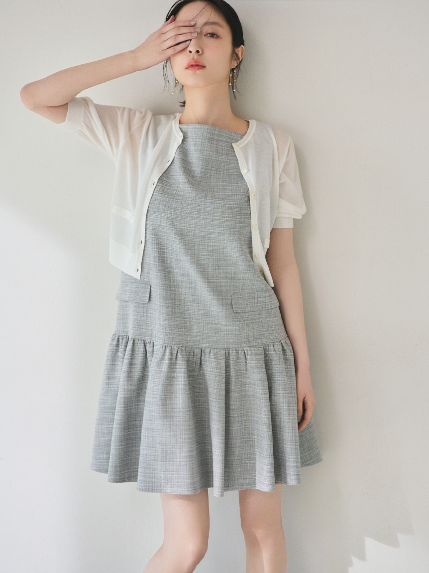ツィードミニワンピース(デイリーワンピース)｜DRESS（ドレス