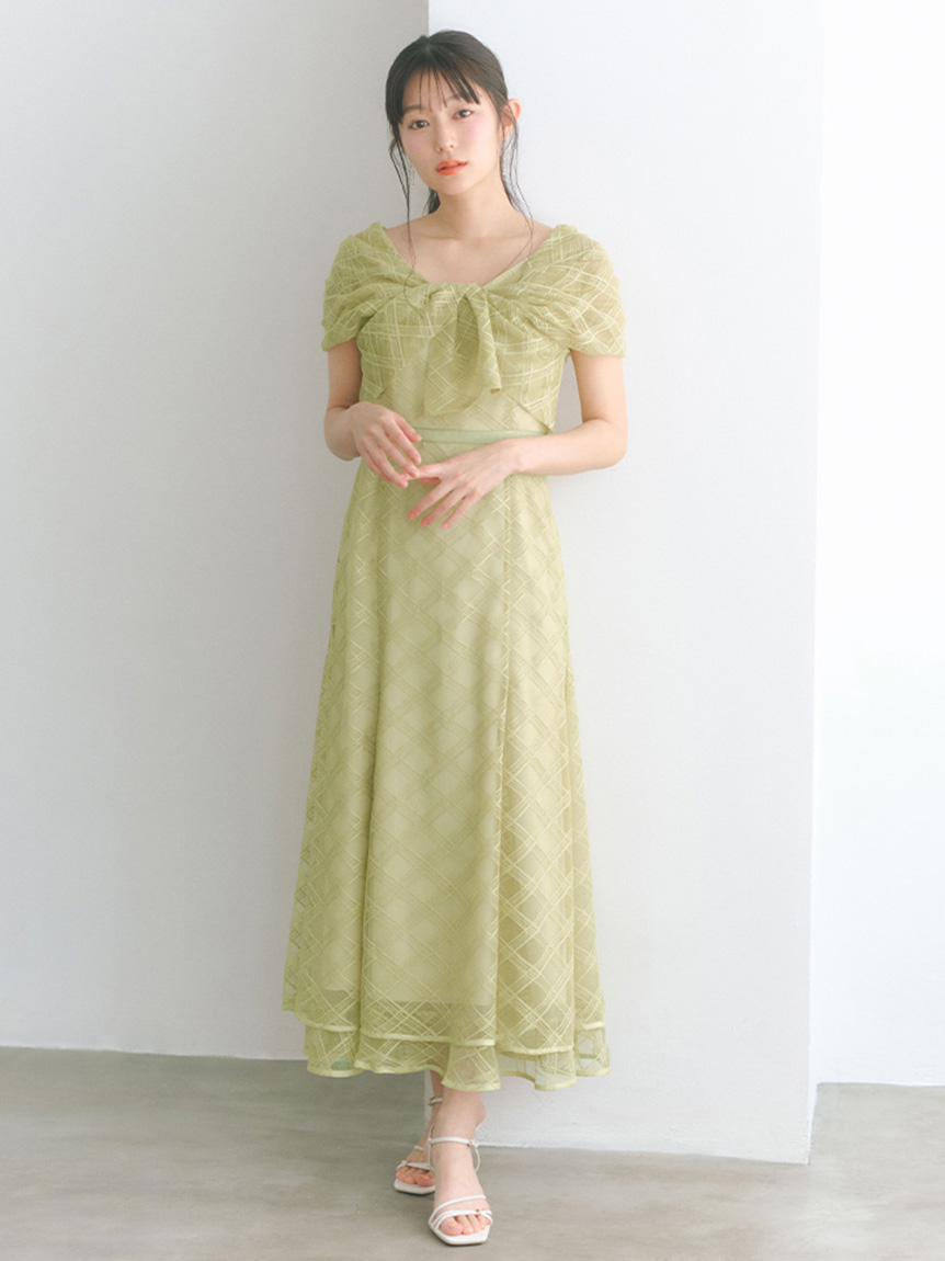 チェックチュールドレス(オケージョンドレス)｜DRESS（ドレス