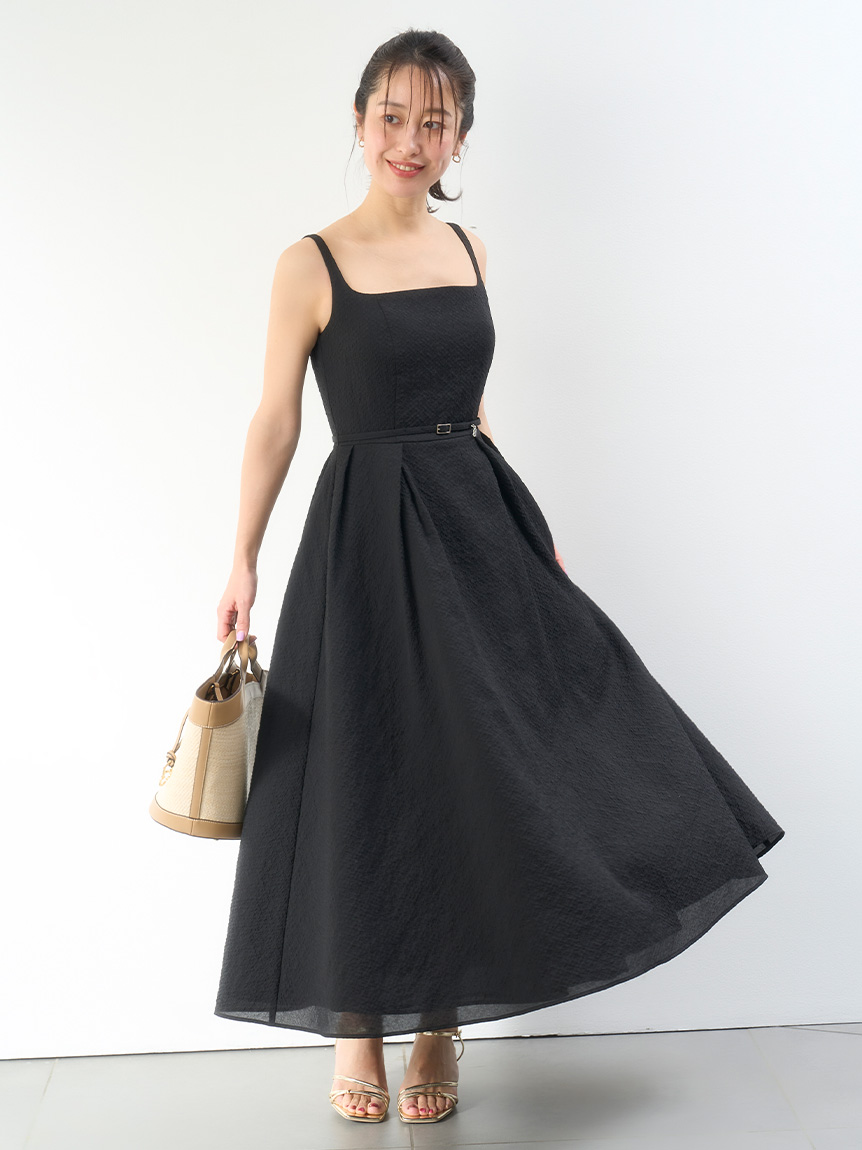 カップインフィットアンドフレアドレス(デイリーワンピース)｜DRESS