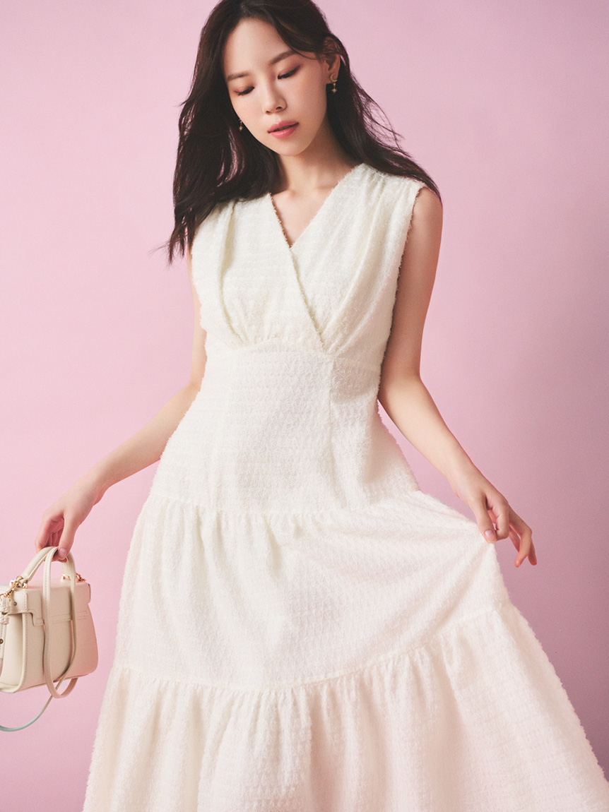 Coast* スイートハート ジャガードフレアドレス ワンピース ジャガードワンピース | outlet | axes femme online shop