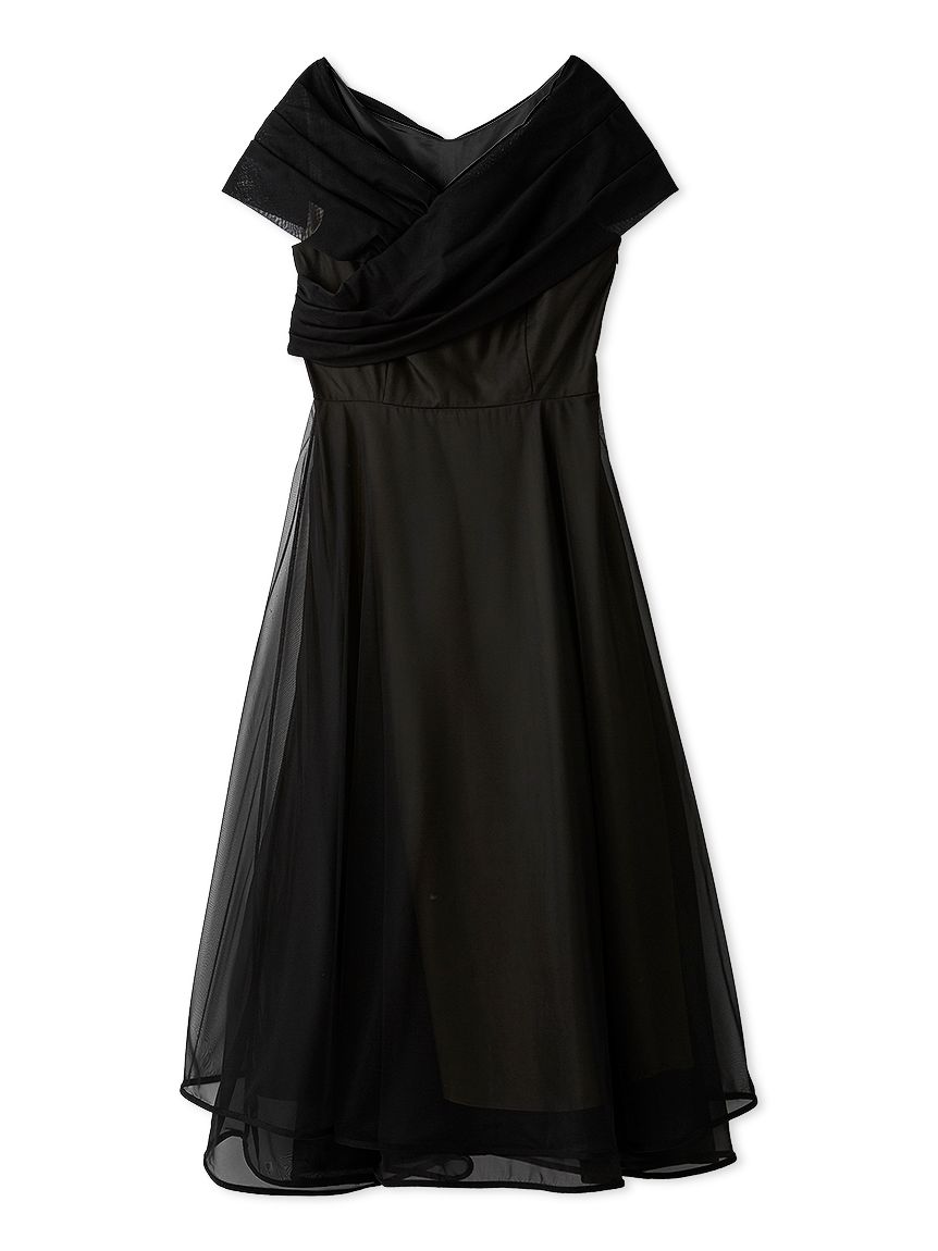 CELFORD ドレス カシュクールチュールドレス(オケージョンドレス)｜DRESS