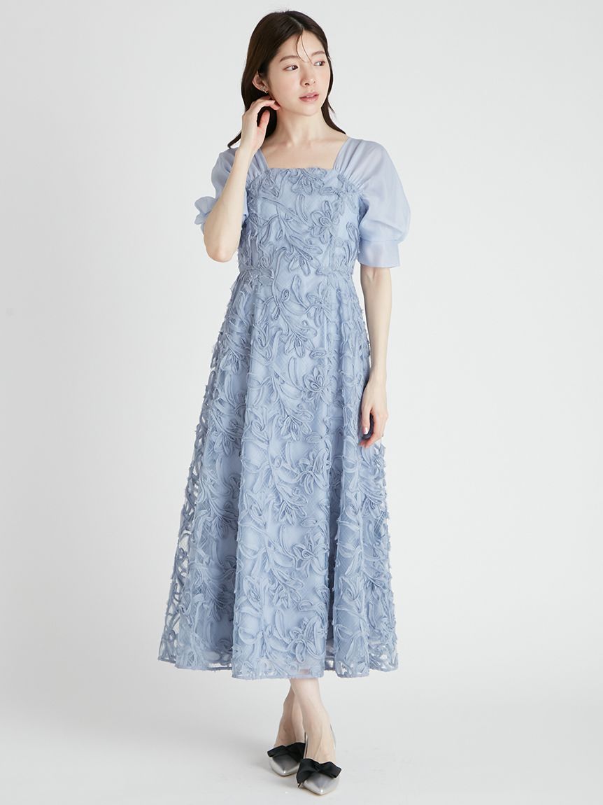 【新品】セルフォード ドレス 結婚式 お呼ばれ ブルー CELFORD レア 新品】セルフォード ドレス 結婚式 お呼ばれ ブルー CELFORD レア