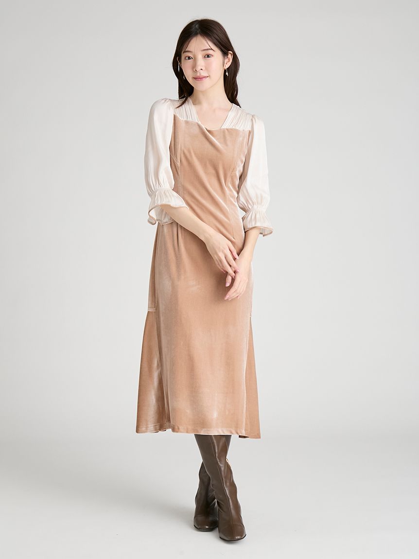 ベロアマーメイドワンピース(オケージョンドレス)｜DRESS（ドレス