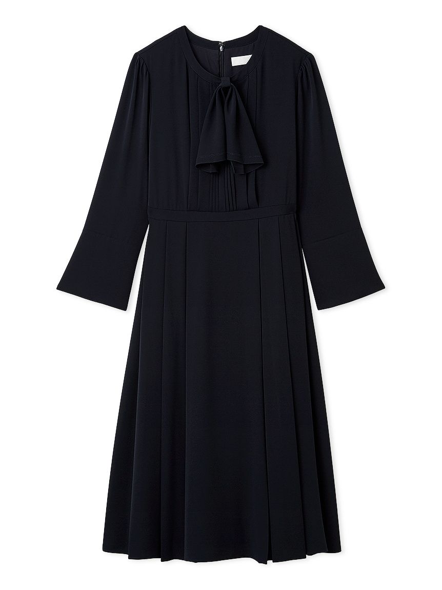 ピコ刺繍ボウタイワンピース(フォーマルワンピース)｜DRESS（ドレス