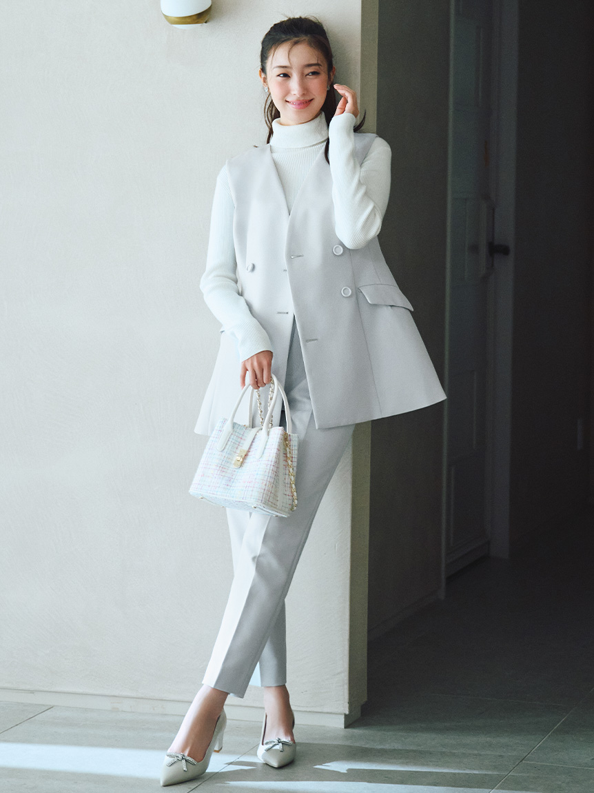 洗える】ペプラムセットアップ(セットアップ)｜CELFORD（セルフォード