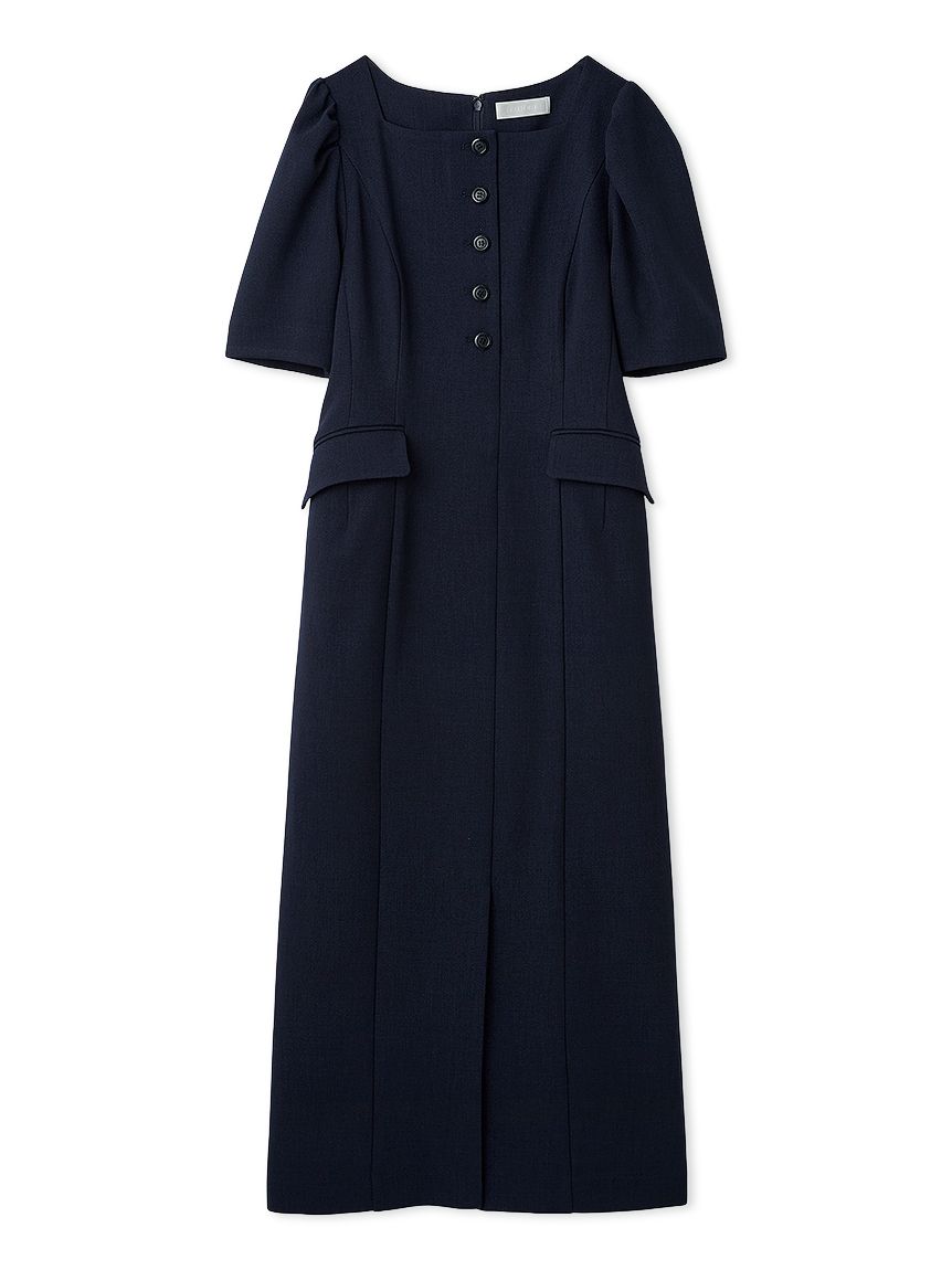 洗える】スクエアネックタイトワンピース(デイリーワンピース)｜DRESS