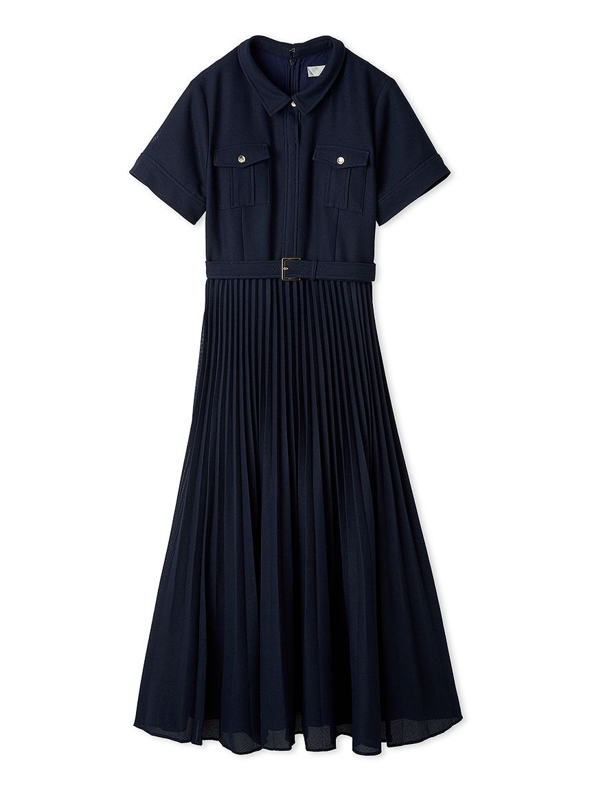 洗える】カラミサファリワンピース(デイリーワンピース)｜DRESS