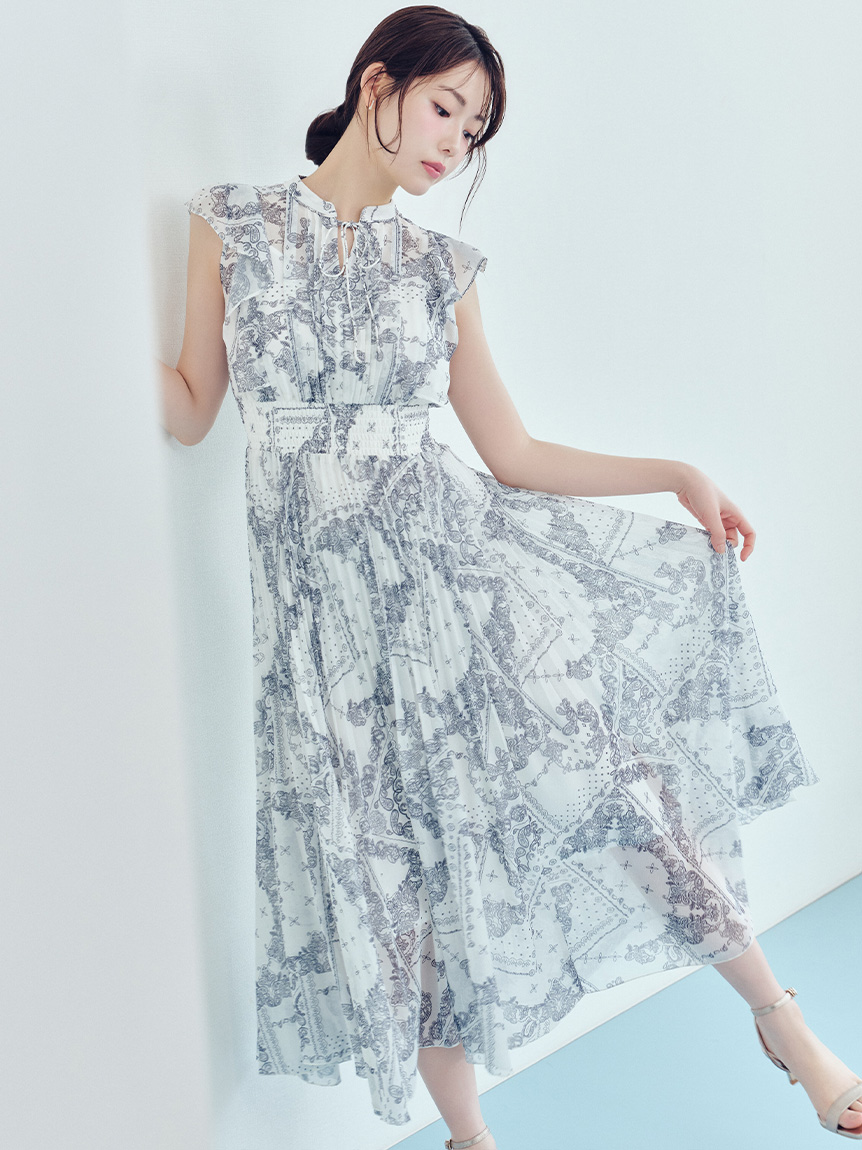 バンダナシフォンワンピース
