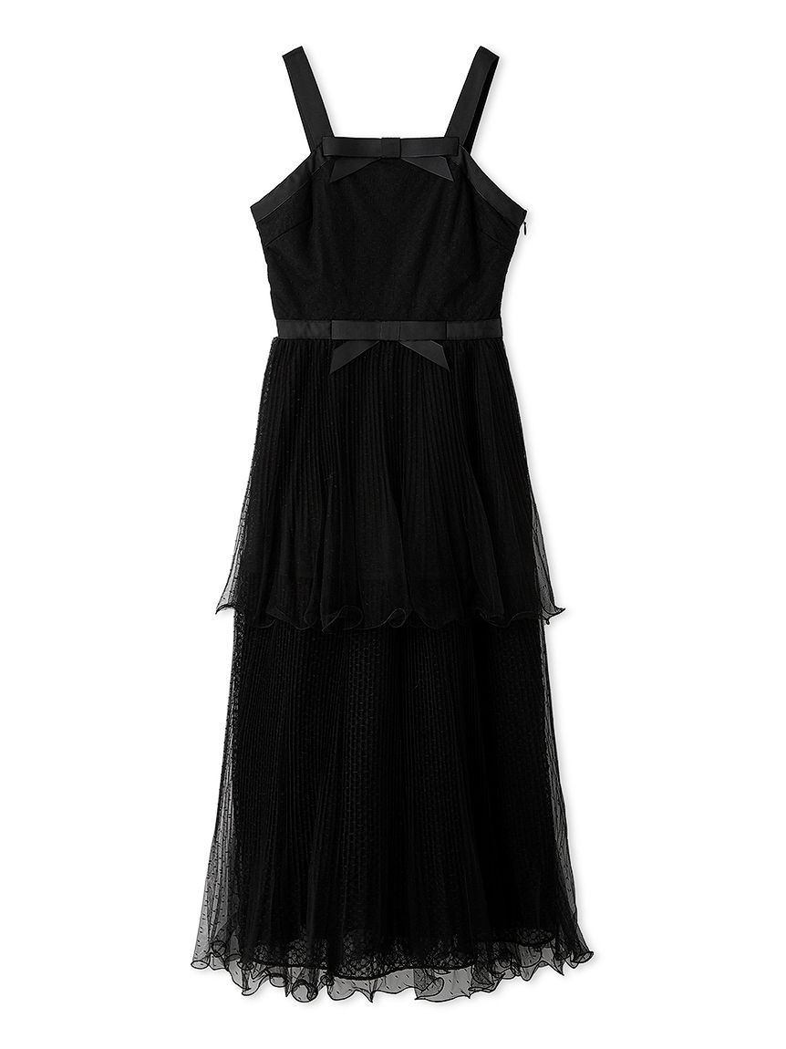 チュールティアードロングドレス(オケージョンドレス)｜DRESS（ドレス