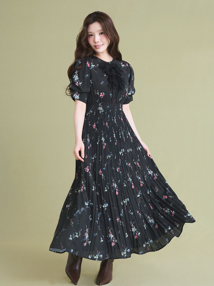 フローラルヨークレースワンピース(デイリーワンピース)｜DRESS