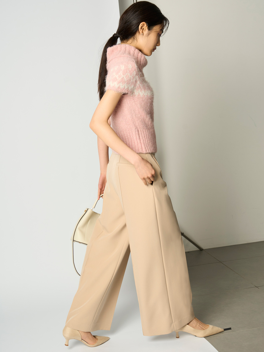 美脚ストレッチワイドパンツ for Christel Takigawa(ロングパンツ  