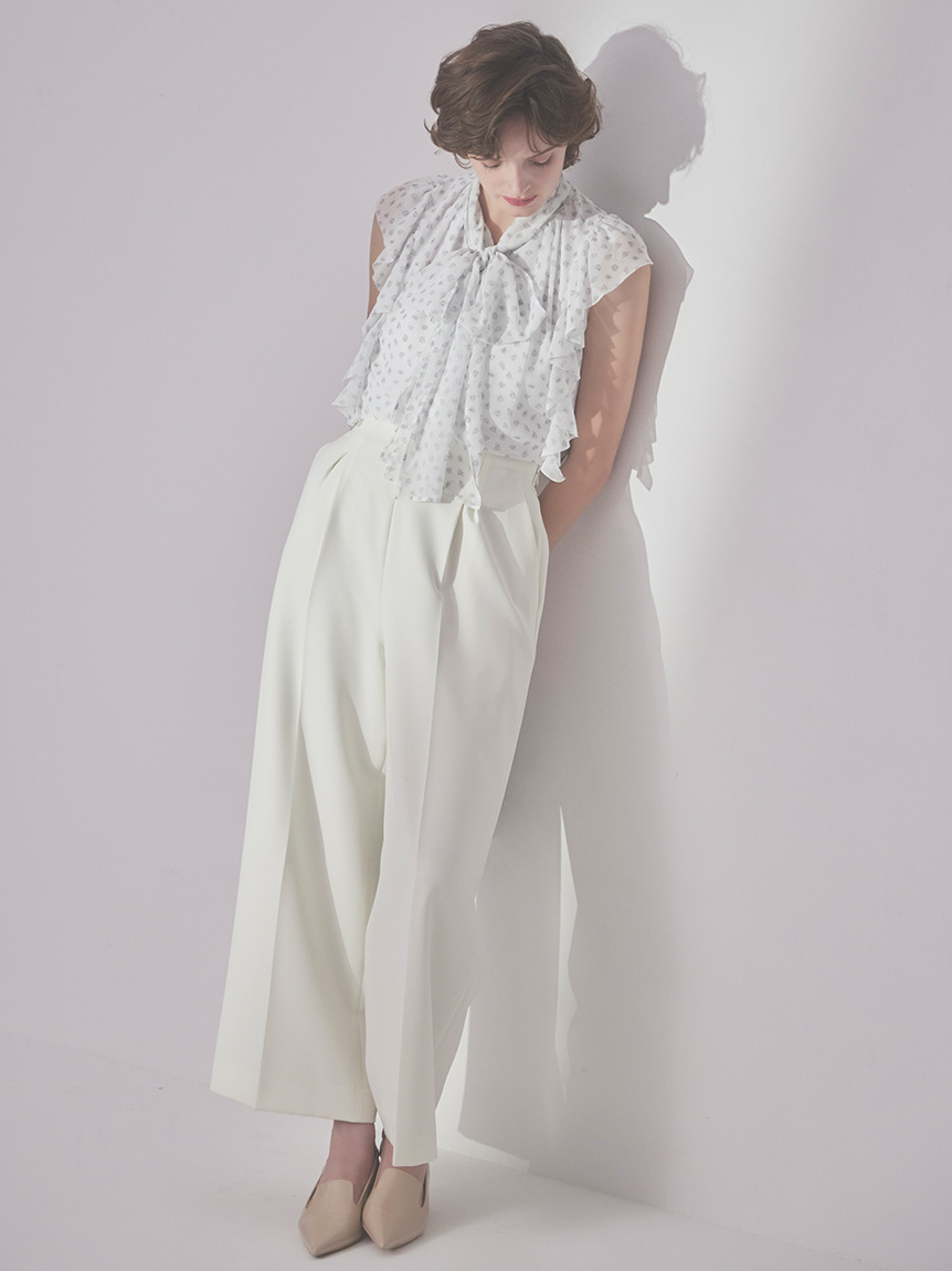 センタータックワイドパンツ(ロングパンツ)｜PANTS（パンツ