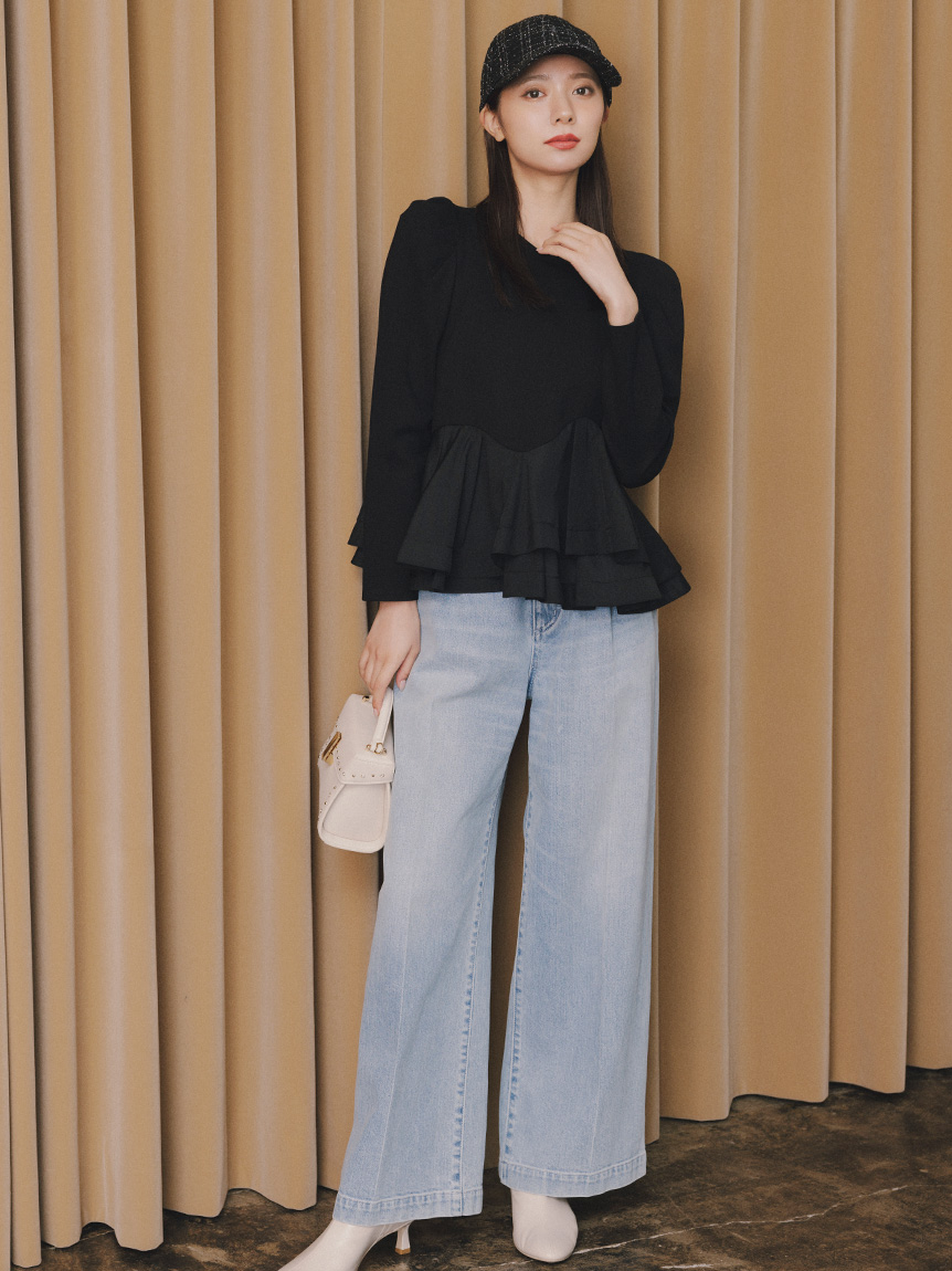 CELFORD デニムワンピース 36ブルー CELFORD デニムワンピース 36ブルー CELFORD デニムワンピース