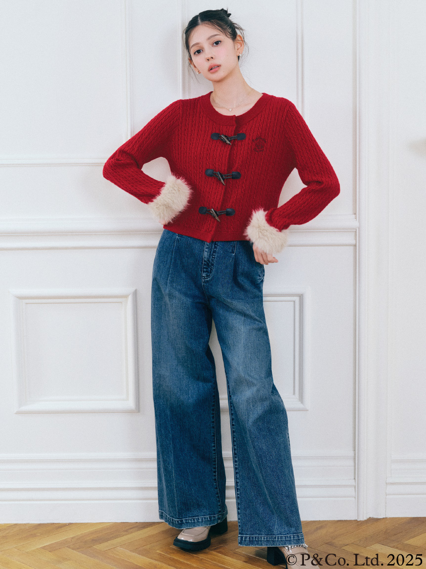 オーガニックコットンストレートデニム(ロングパンツ)｜PANTS（パンツ