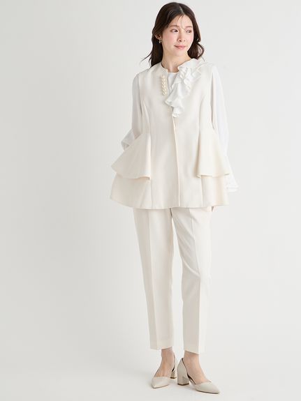 【洗える】テーパードパンツ