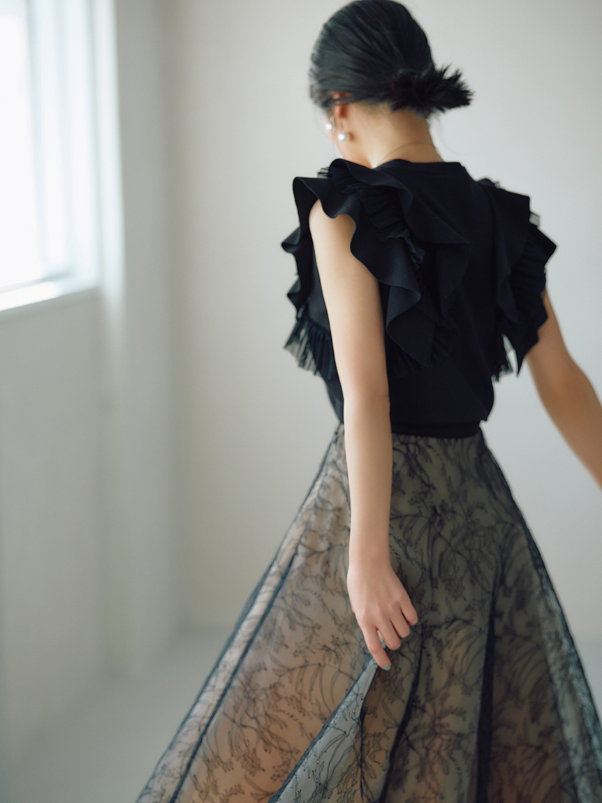 レースフレアスカート Skirt スカート Celford セルフォード の通販サイト 公式 レースフレアスカート Skirt スカート Celford セルフォード の通販サイト 公式