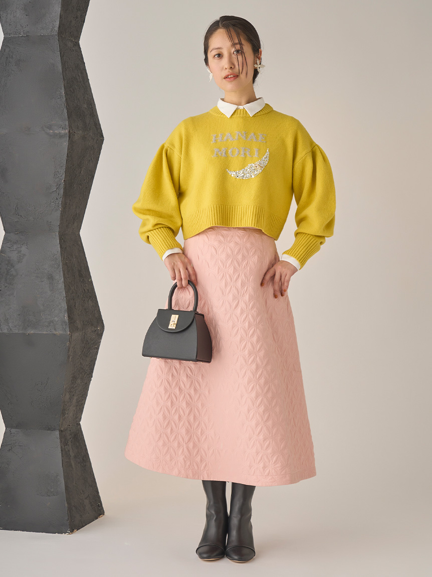 HANAE MORI×CELFORDコラボ】 キルティングフレアスカート(SKIRT ...