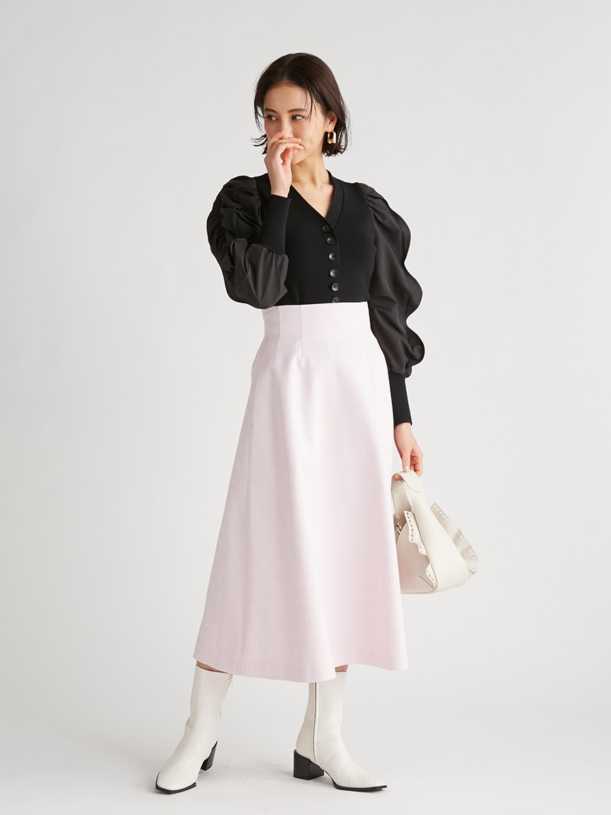 HANAE MORI×CELFORDコラボ】ＪＱミドルスカート(SKIRT（スカート