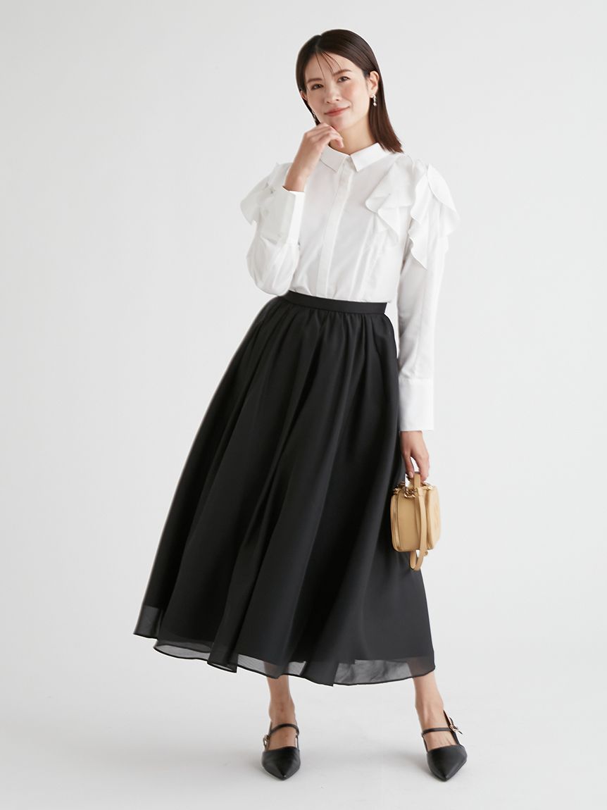 シアーフレアスカート(SKIRT（スカート）)｜CELFORD（セルフォード）の ...オンライン完売品 9460円