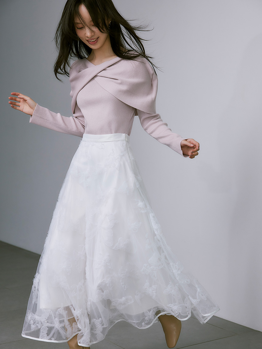 HANAE MORI×CELFORDコラボ】バタフライフレアスカート(SKIRT（スカート）)｜CELFORD（セルフォード）の通販サイト 【公式】