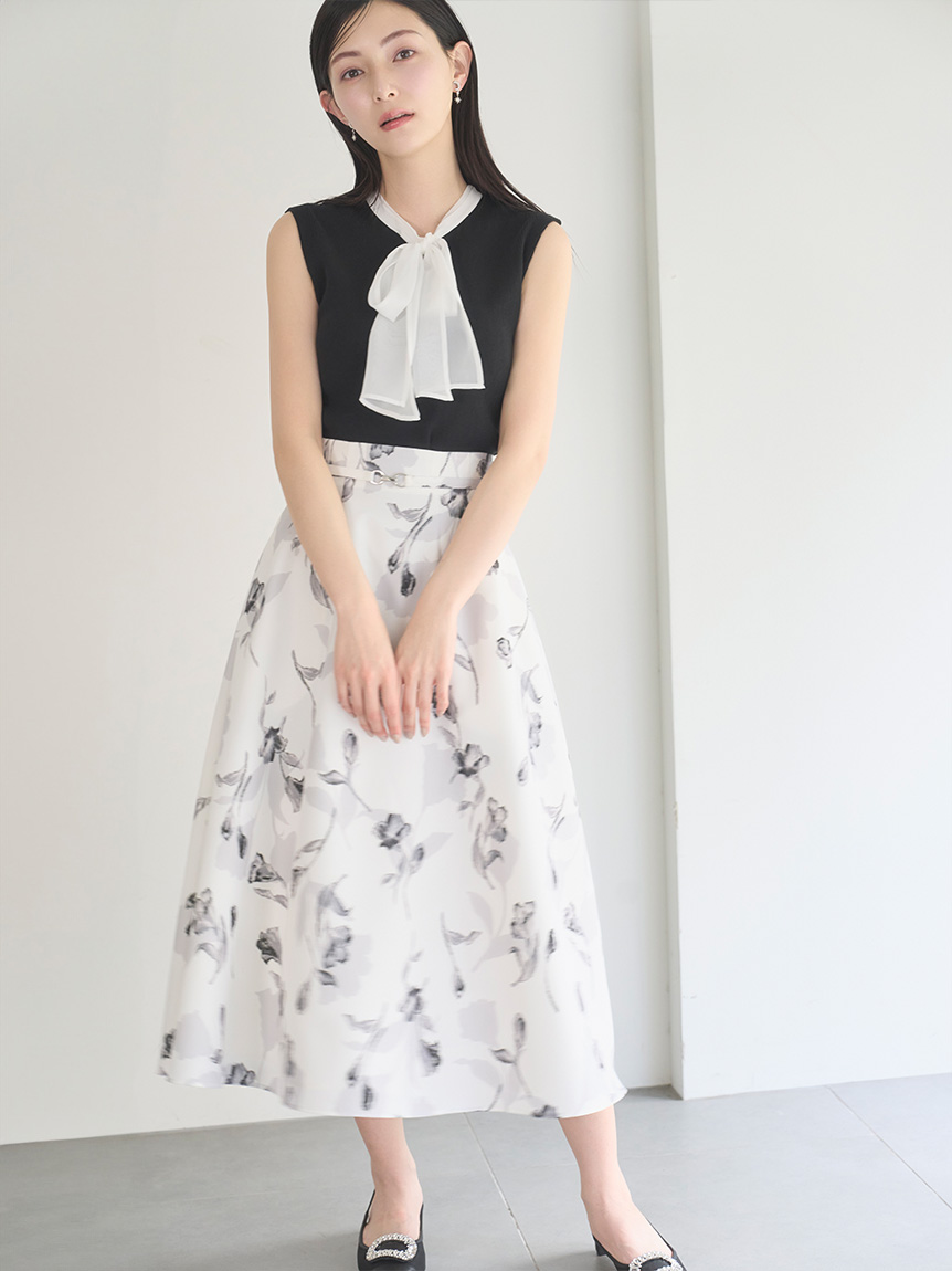 ベルト付きフレアスカート(SKIRT（スカート）)｜CELFORD（セル