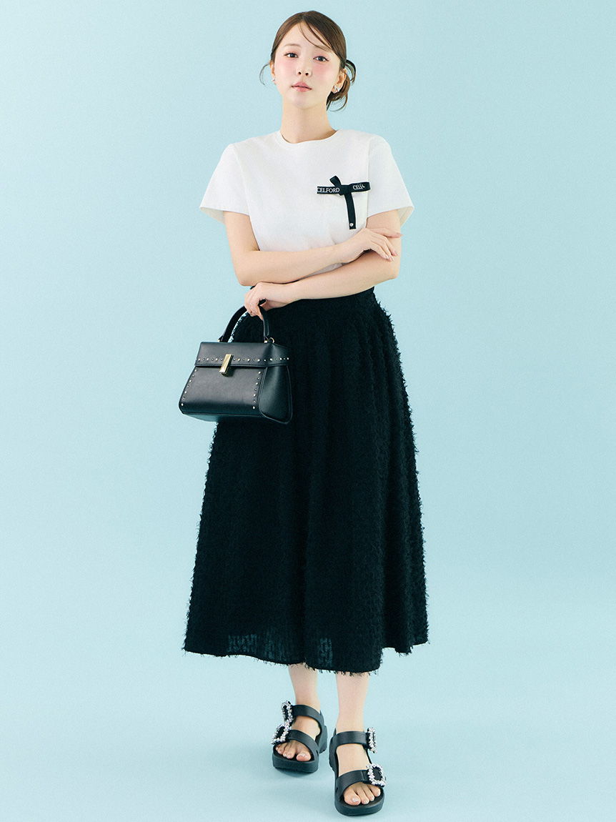 洗える】カットジャカードスカート(SKIRT（スカート）)｜CELFORD（セル