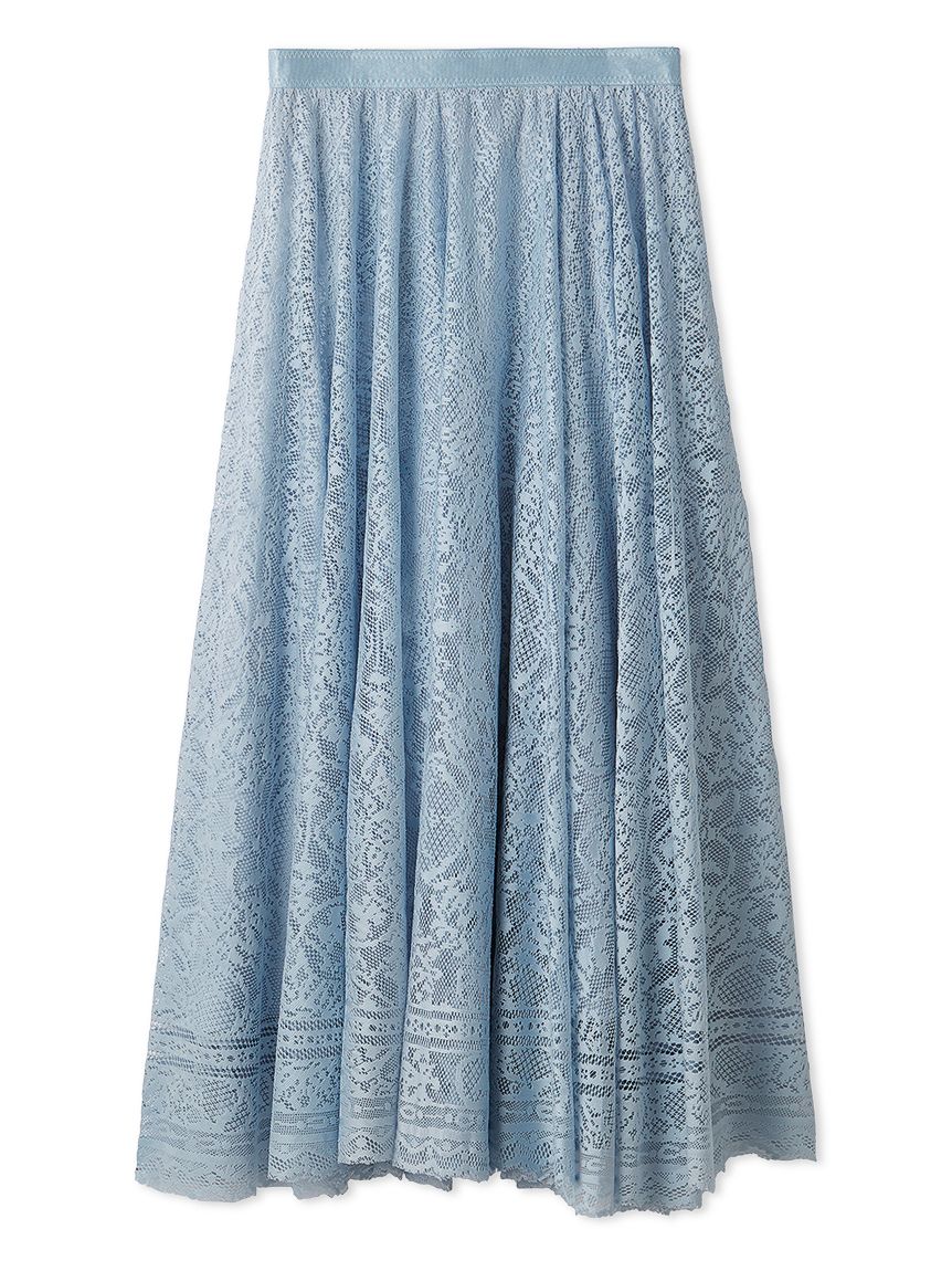 洗える】【接触冷感】サークルレーススカート(SKIRT（スカート
