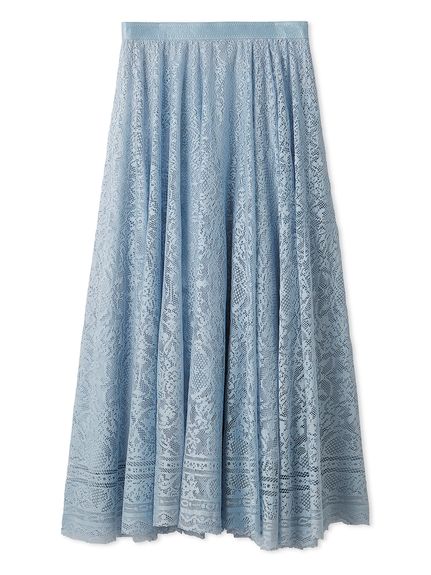 洗える】【接触冷感】サークルレーススカート(SKIRT（スカート