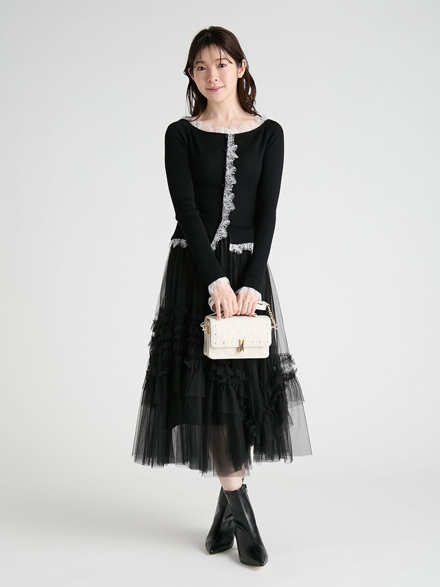 フリルチュールプリーツスカート(SKIRT（スカート）)｜CELFORD（セル