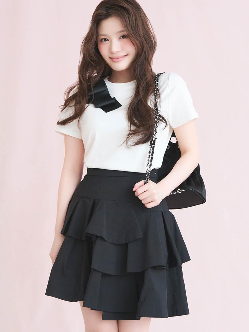 ランダムヘムティアードスカート(SKIRT（スカート）)｜CELFORD（セル