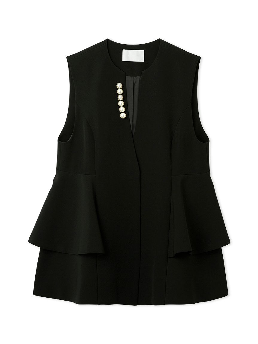 専用！CELFORD ペプラムパールジレ 洗える】ペプラムパールジレ(ジレ)｜OUTER（アウター）｜CELFORD（セル