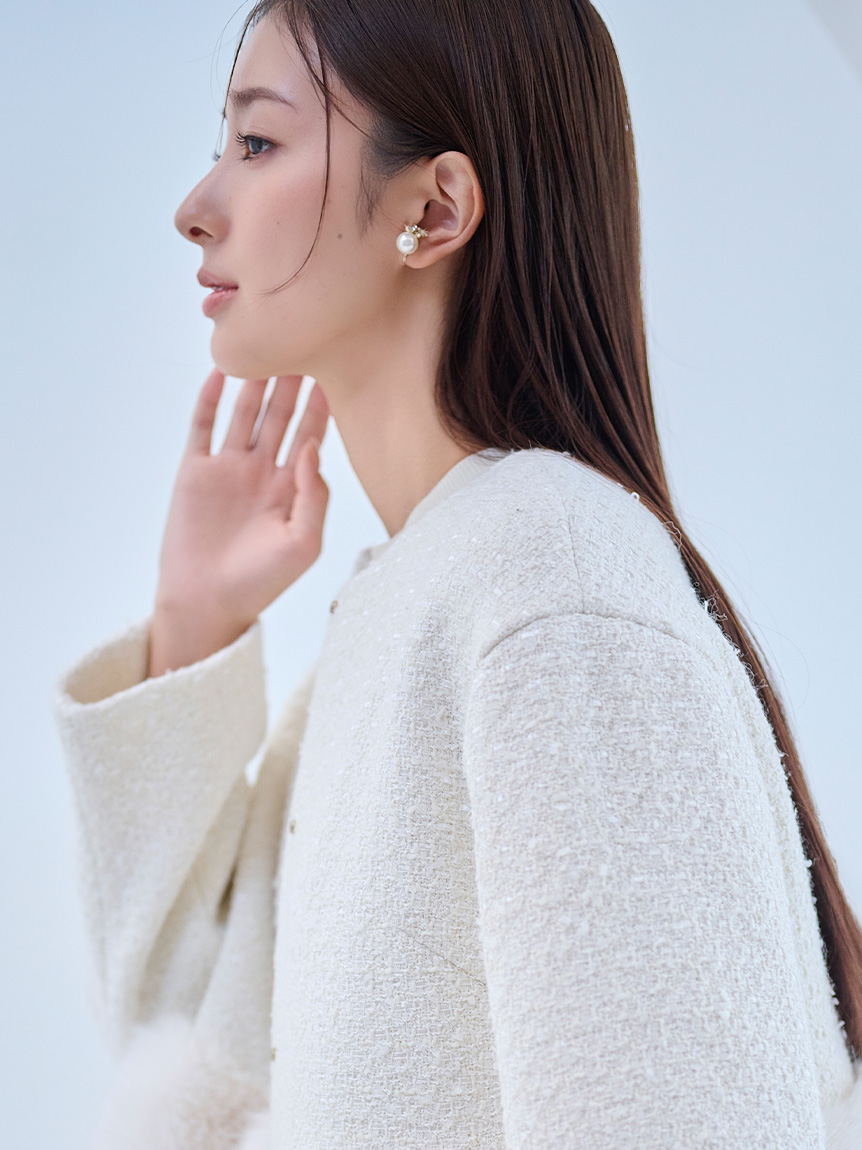 【C&A】イヴォーク•ヒステリア SJX W】ROPE TEXTURE PIERCED EARRING(6JP5056)｜SJX公式ONLINE