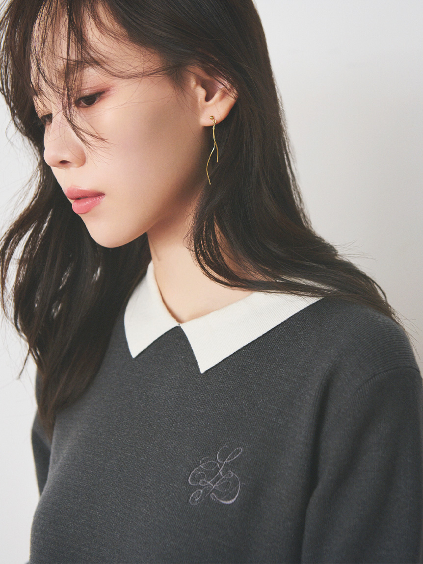メタルニュアンスバーピアス(ピアス)｜ACCESSORIES