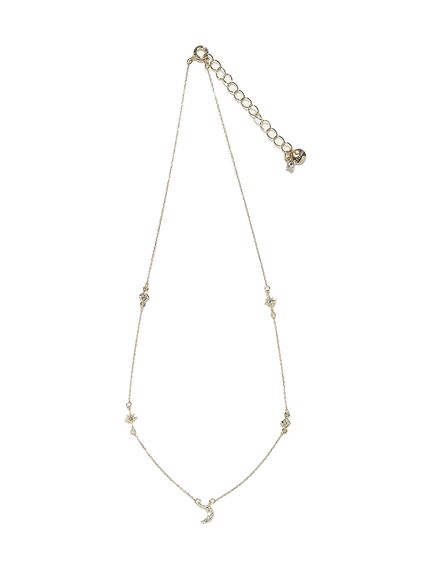 ムーン＆スタービジューネックレス(ネックレス)｜ACCESSORIES