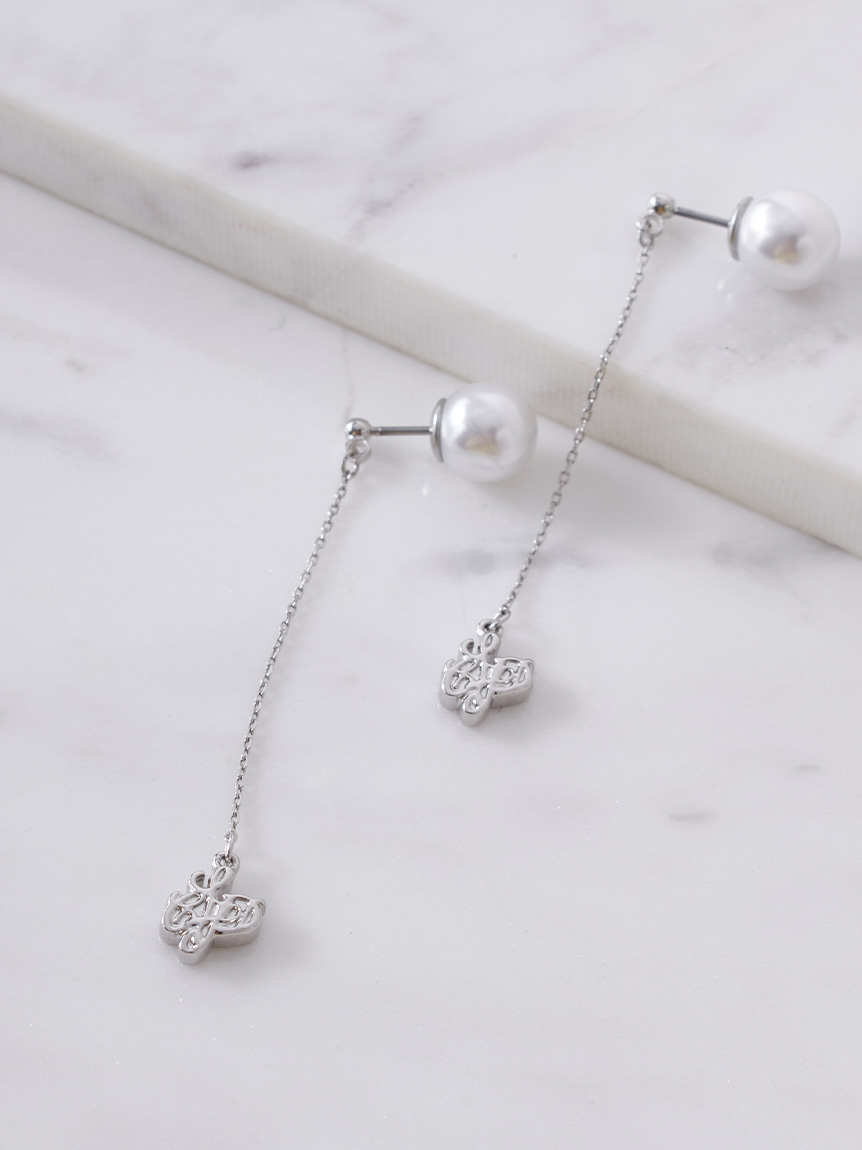 カリグラフィーロゴスイングピアス(ピアス・イヤリング)｜ACCESSORIES