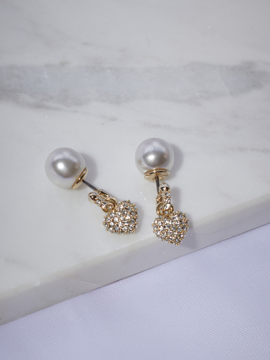 パヴェビジューハートピアス