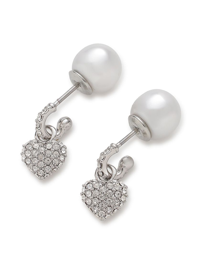 パヴェビジューハートピアス(ピアス・イヤリング)｜ACCESSORIES