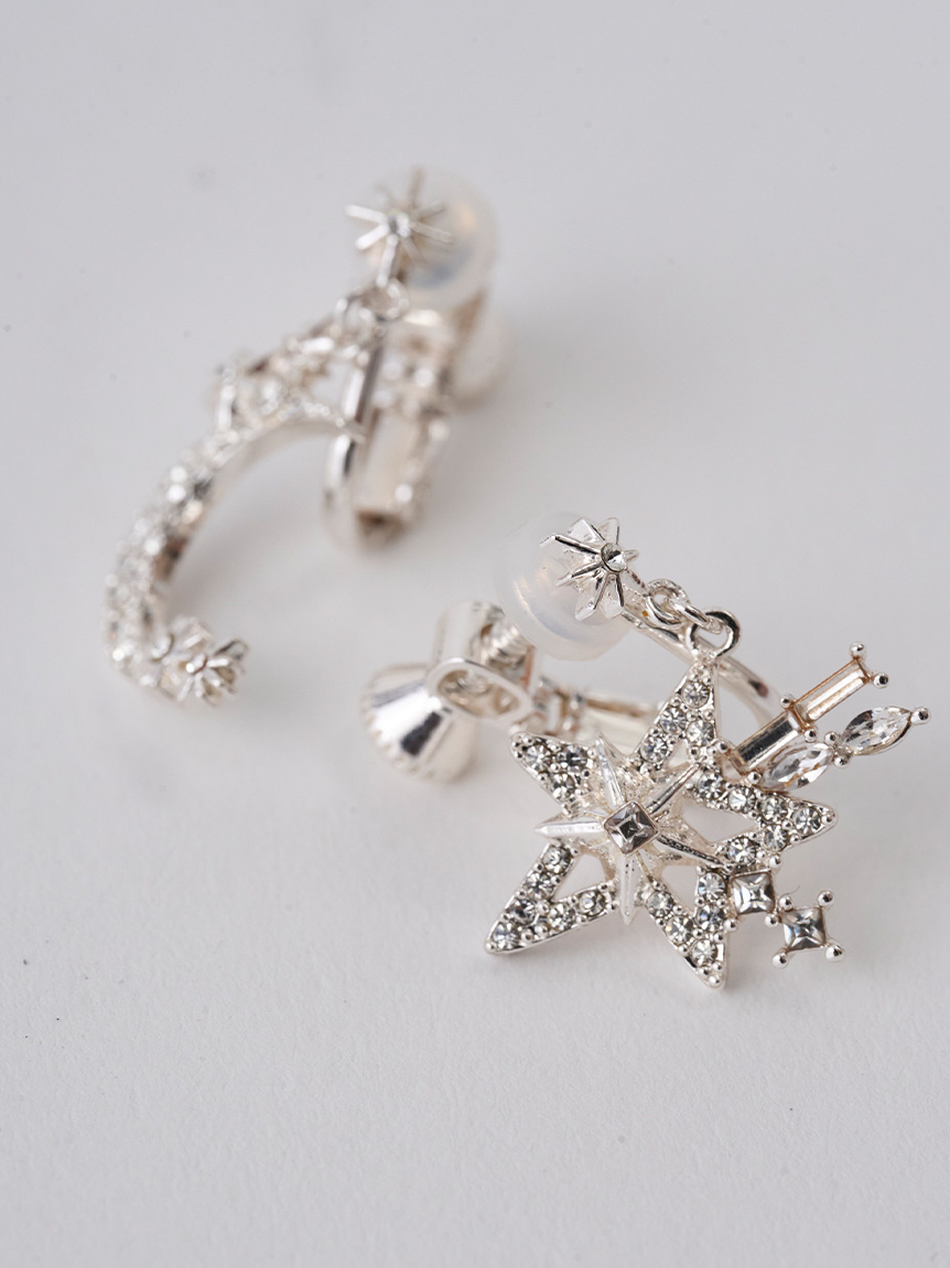 YUMI KATSURA for CELFORD】コラボスターリービジューイヤリング