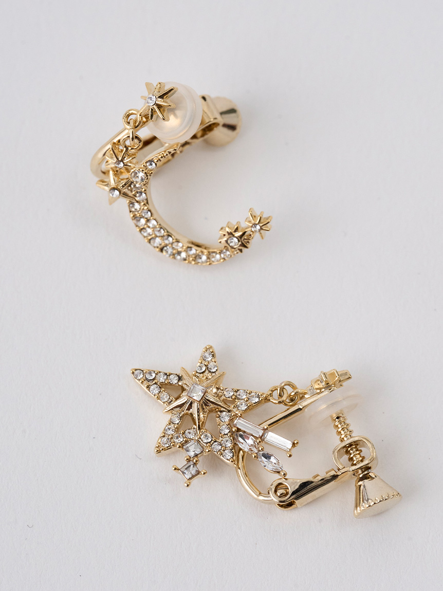 YUMI KATSURA for CELFORD】コラボスターリービジューイヤリング