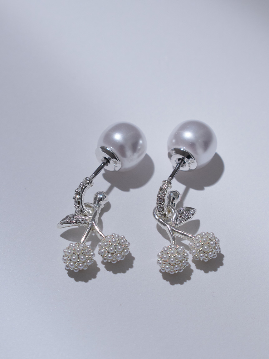ビジューチェリーピアス(ピアス・イヤリング)｜ACCESSORIES