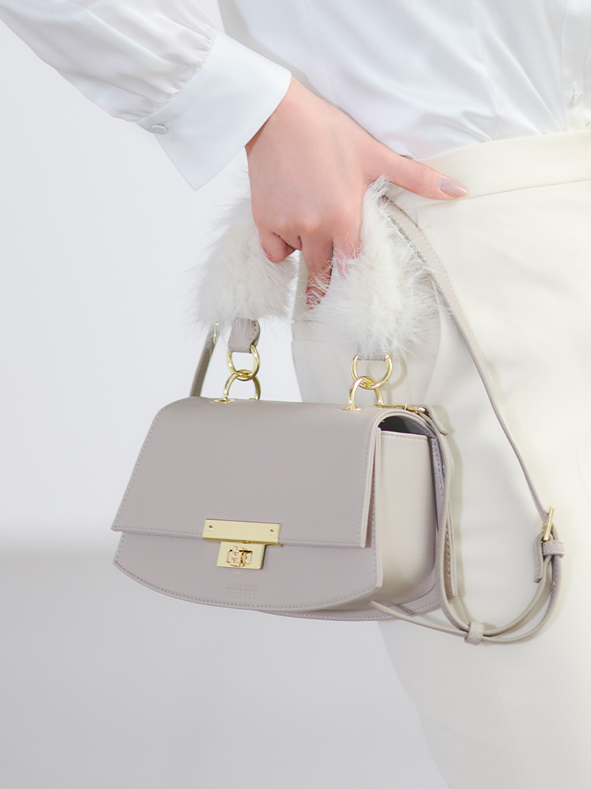 HANAE MORI×CELFORDコラボ】 ファー付きハンドバッグ(ハンドバッグ)｜BAGS（バッグ）｜CELFORD（セルフォード）の通販サイト  【公式】