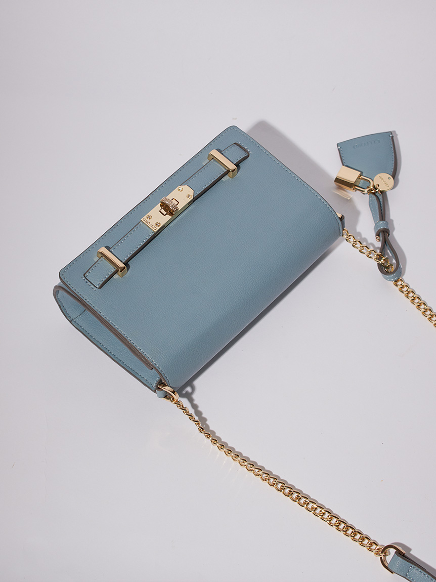 ビジューツイストバックルショルダーバッグ(ハンドバッグ)｜BAGS