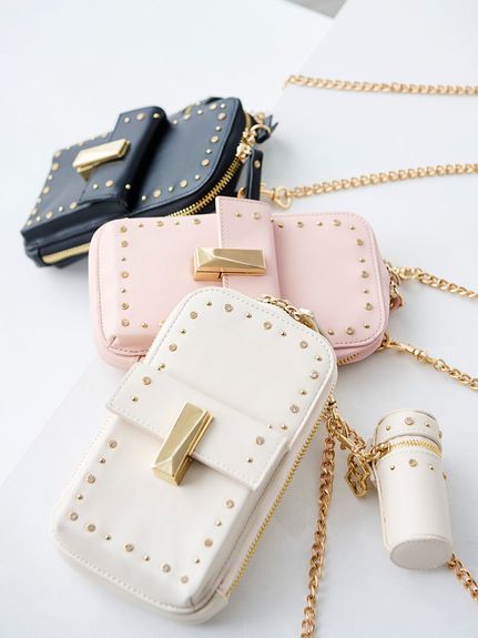 USAGI ONLINE限定】【リュタン】ビジュースタッズポシェット