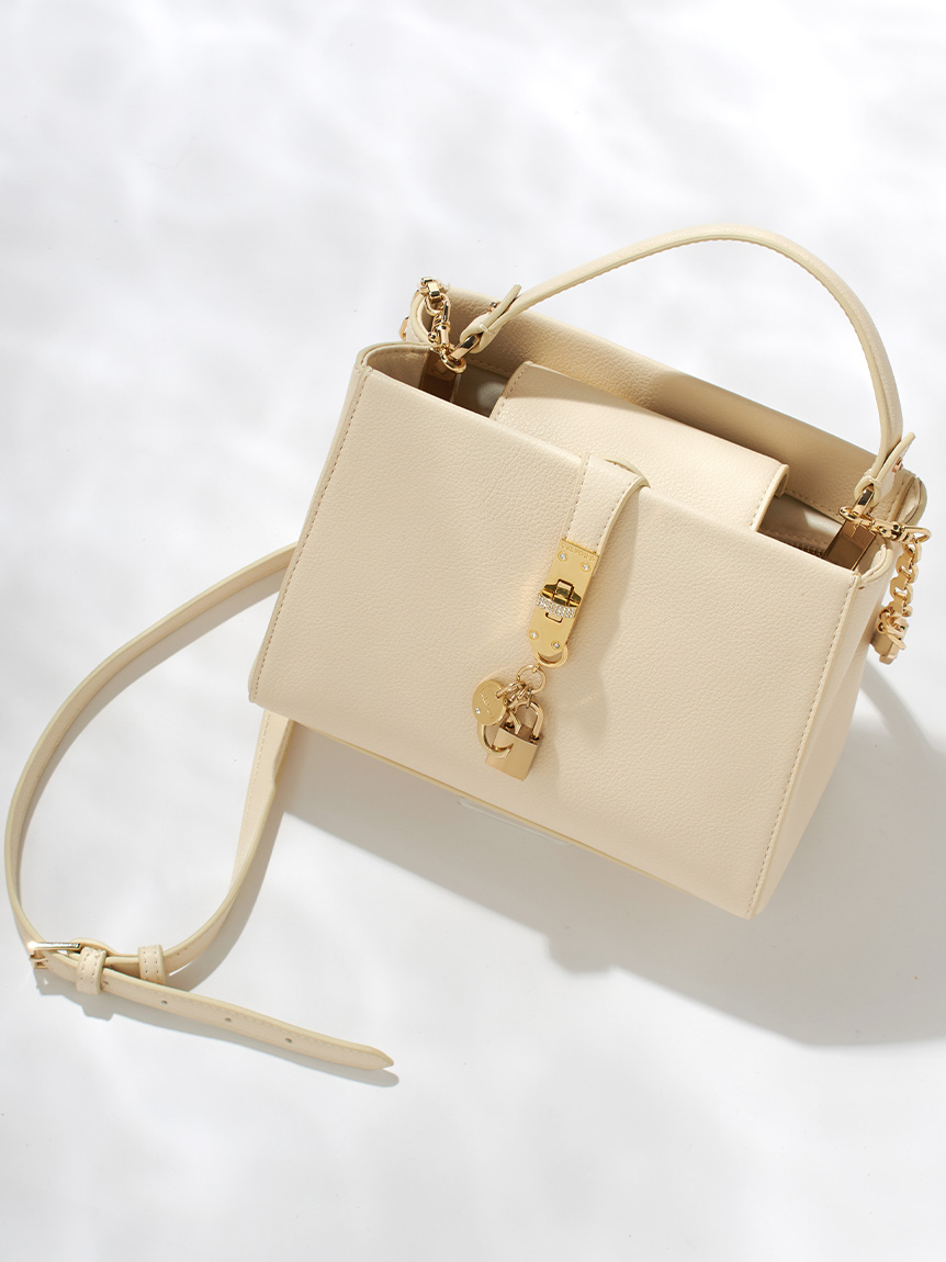メタルチャームポイントハンドバッグ(ハンドバッグ)｜BAGS（バッグ