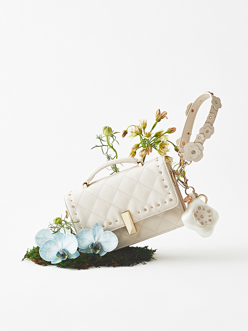 リュタン】ビジュースタッズミニショルダー(ハンドバッグ)｜BAGS